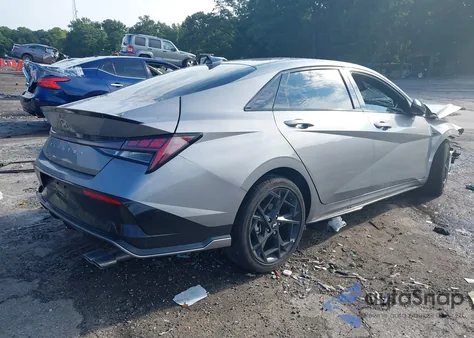 2025 Hyundai Elantra N Line from USA, damaged, VIN KMHLR4DF6SU945051